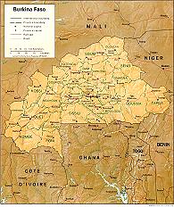 Click to Enlarge Map of Burkina